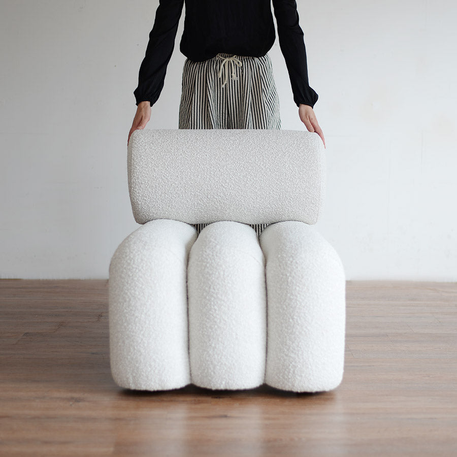 101 COPENHAGEN【日本代理店】デンマークデザイン Foku Chair - Bouclé