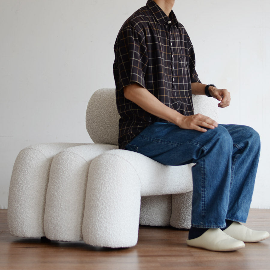 101 COPENHAGEN【日本代理店】デンマークデザイン Foku Chair - Bouclé