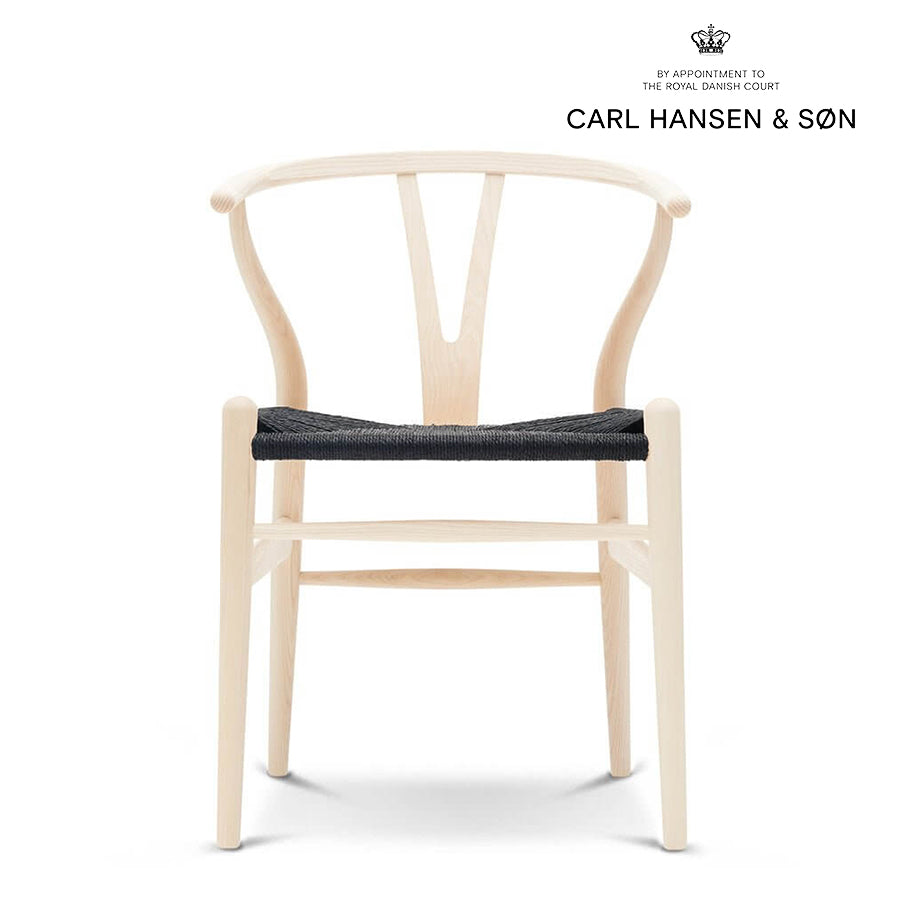 正規品・CH24 Yチェア・アッシュ材 ソープフィニッシュ Yチェア（ワイチェア）CH24 アッシュ ソープ仕上げ ブラックペーパー