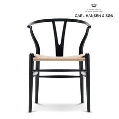 Yチェア（ワイチェア）CH24 オーク ブラック ナチュラルペーパーコード | Hans. J. Wegner (ハンス・J・ウェグナー) カール・ハンセン＆サン【正規販売店】デンマークデザイン｜北欧インテリア通販サイト greeniche（グリニッチ）