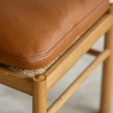 OW149F コロニアルフットスツール TERRAレザー (Raku 20367) ｜COLONIAL FOOTSTOOL｜Ole Wanscher (オーレ・ヴァンシャー) カール・ハンセン＆サン【正規販売店】デンマークデザイン