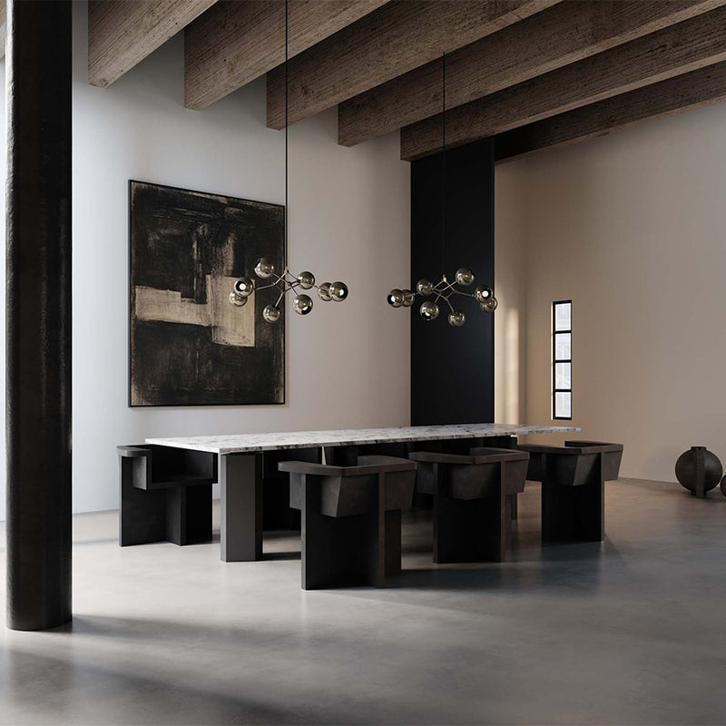 101 COPENHAGEN【日本代理店】デンマークデザイン Drop Chandelier Globe Mini Chrome (5m)