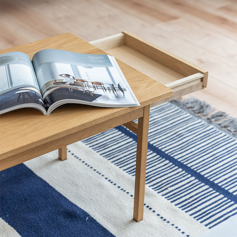 Drawer Table | オーク/ウォルナット無垢材