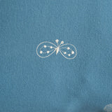 mina perhonen dop 「tambourine × choucho」クッションカバー エクリュ×ブルー