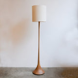 kilta floor lamp (ecru) | solid oak/walnut 