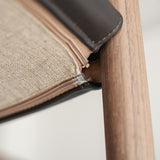 J39 ウォルナット オイル仕上げ Upholstered Omni Leather 377 Dark Brown | Borge Mogensen (ボーエ・モーエンセン) フレデリシア 【正規販売店】
