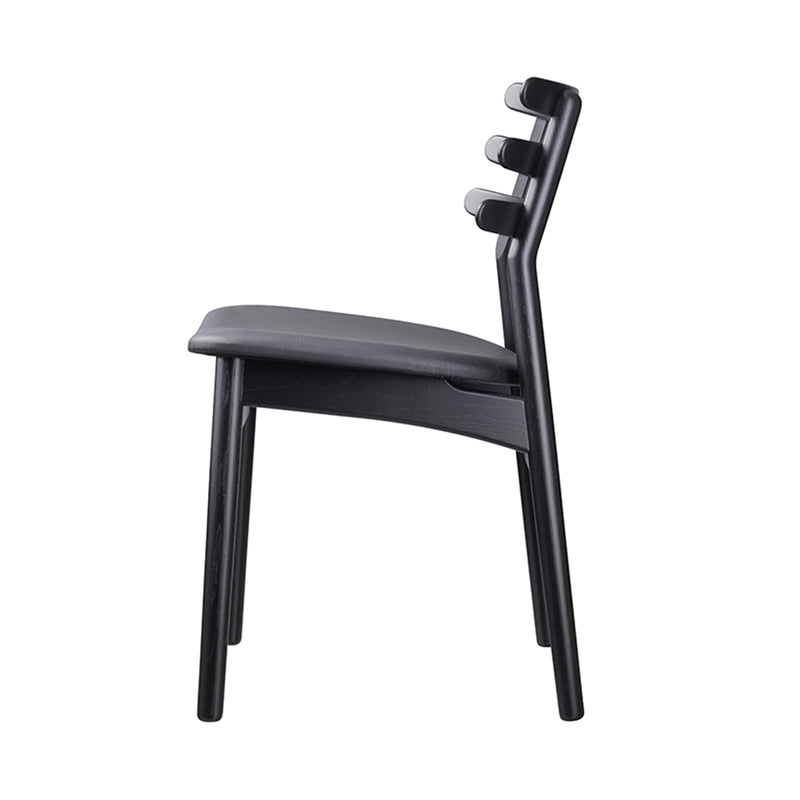 FDBモブラー 【日本代理店】デンマークデザイン J48 ブラック ブラックレザー Poul M. Volther ポール・M・ヴォルタ