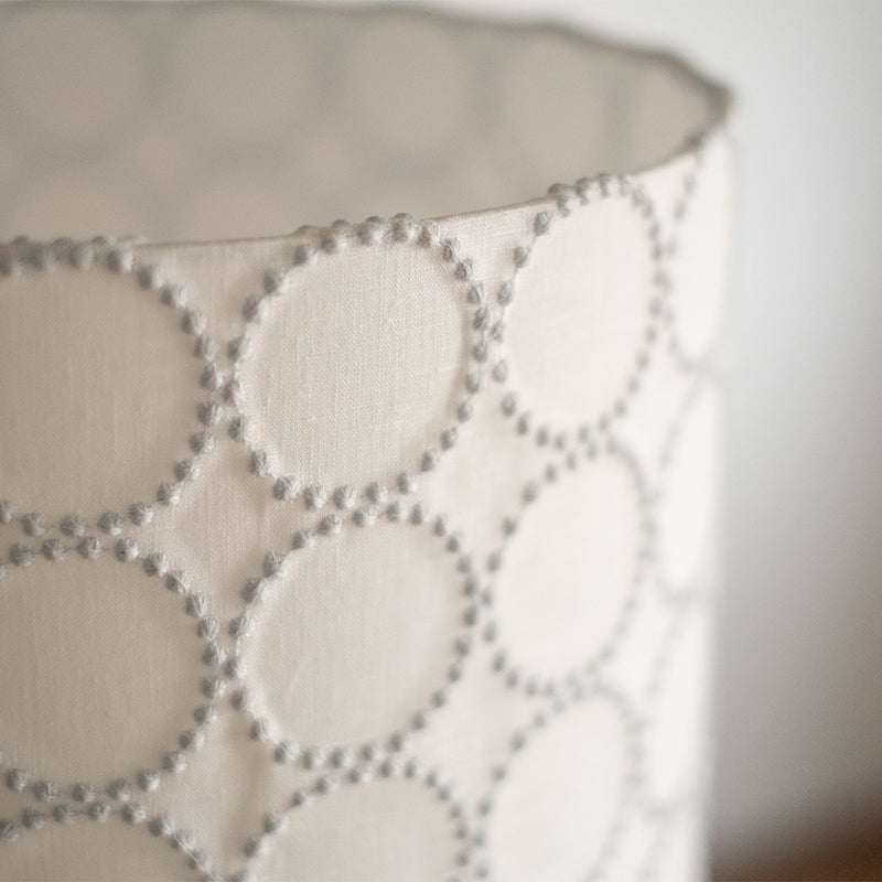 kilta floor lamp (tambourine) ホワイト×ライトブルー | オーク/ウォルナット無垢材