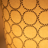 kilta floor lamp (tambourine) ホワイト×ライトブルー | オーク/ウォルナット無垢材