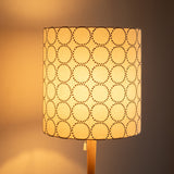 kilta floor lamp (tambourine) ホワイト×ライトブルー | オーク/ウォルナット無垢材