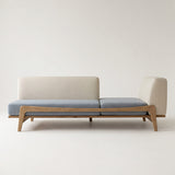 Luu Sofa ecru / gray（左右反転仕様） | オーク/ウォルナット/アッシュ無垢材