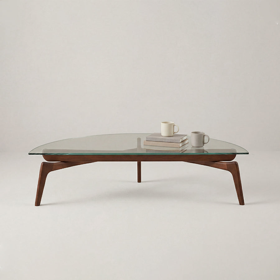 Luu Table（glass top）ノルディックアッシュ | アッシュ無垢材 | 北欧