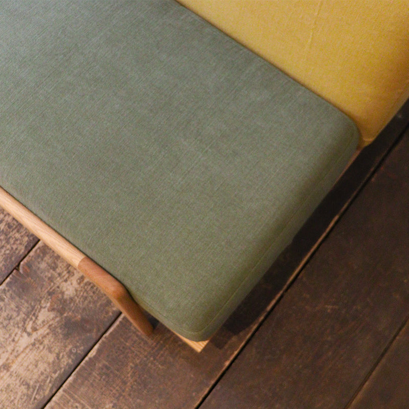 &lt;Limited stock&gt; Luu Sofa yellow / green | Oak