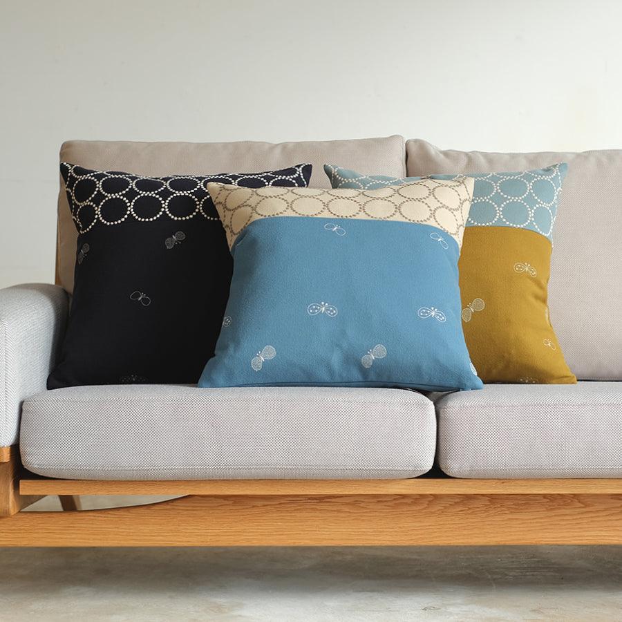 mina perhonen dop 「tambourine × choucho」クッションカバー