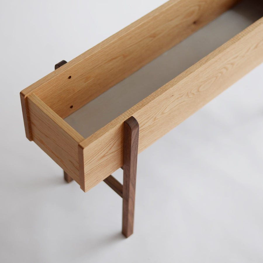 グリニッチ　プランター　無垢材 Planter wide | オーク/ウォルナット無垢材 | 北欧家具 北欧