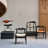 【数量限定】 PP505 Cow Horn Chair Wenge(ウェンジ) ラタン | Hans. J. Wegner (ハンス・J・ウェグナー) 【PPモブラー正規販売店】