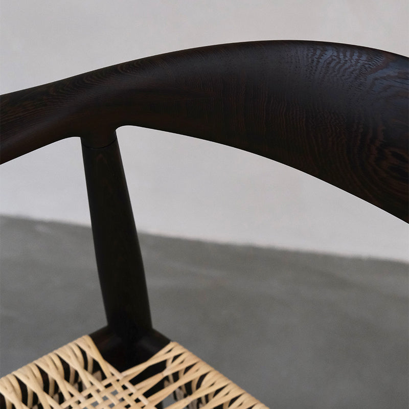 数量限定】 PP501 Round Chair Wenge(ウェンジ) ラタン | Hans. J