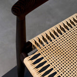 【数量限定】 PP501 Round Chair Wenge(ウェンジ) ラタン | Hans. J. Wegner (ハンス・J・ウェグナー) 【PPモブラー正規販売店】