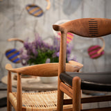 【PPモブラー正規販売店】 PP505 Cow Horn Chair レザー | Hans. J. Wegner (ハンス・J・ウェグナー)
