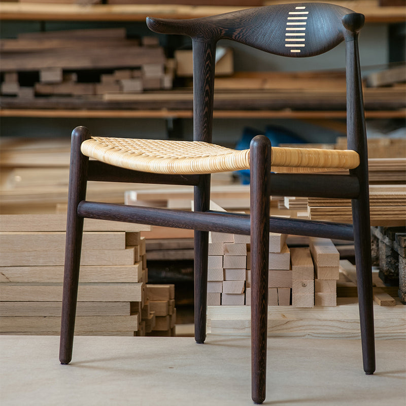 数量限定】 PP505 Cow Horn Chair Wenge(ウェンジ) ラタン | Hans. J