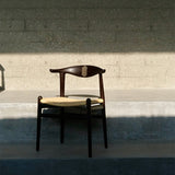 【数量限定】 PP505 Cow Horn Chair Wenge(ウェンジ) ラタン | Hans. J. Wegner (ハンス・J・ウェグナー) 【PPモブラー正規販売店】