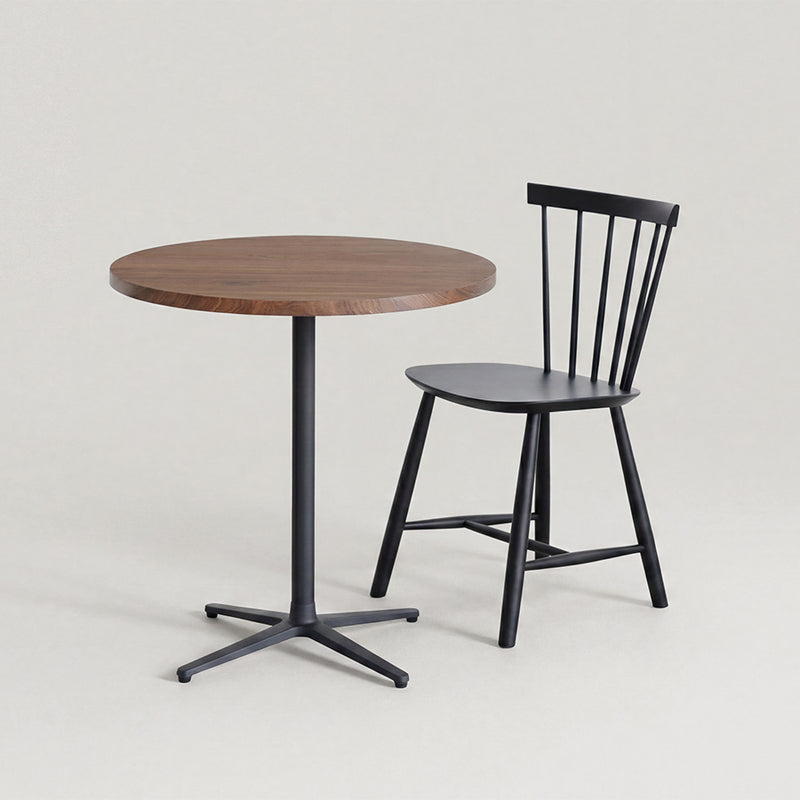 東京代官山　北欧家具 IDEAカフェテーブル W700×D700×H740 カフェテーブル Φ700 ウォルナット × J46 カフェスタイルセット | 北欧