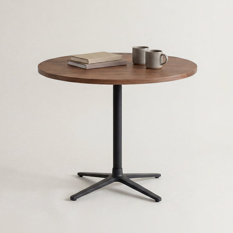 Round Cafe Table Φ900｜ウォルナット無垢材 | 北欧家具 北欧