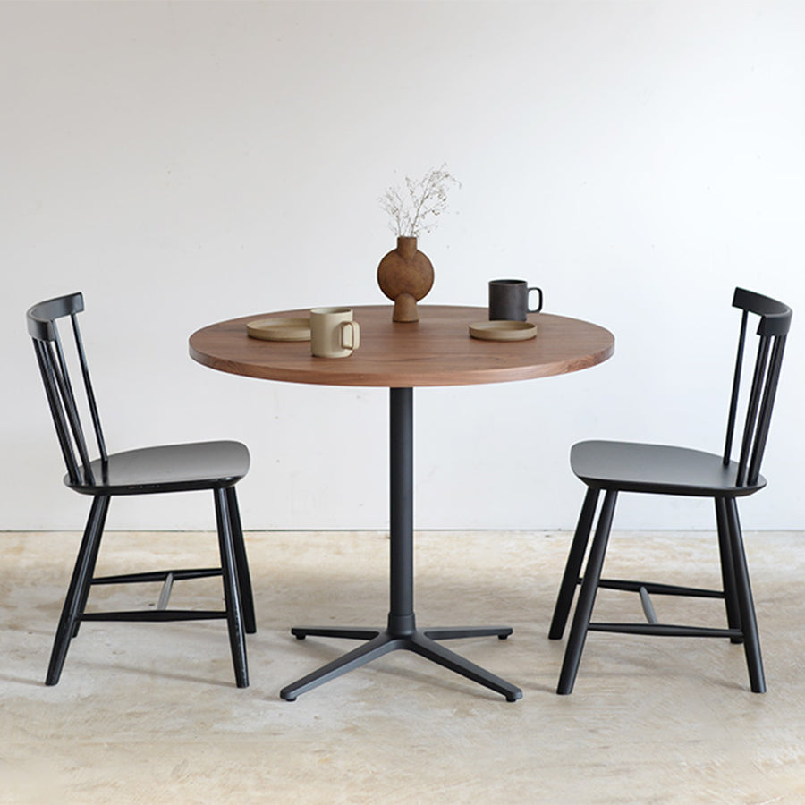 Round Cafe Table Φ900｜ウォルナット無垢材 | 北欧家具 北欧