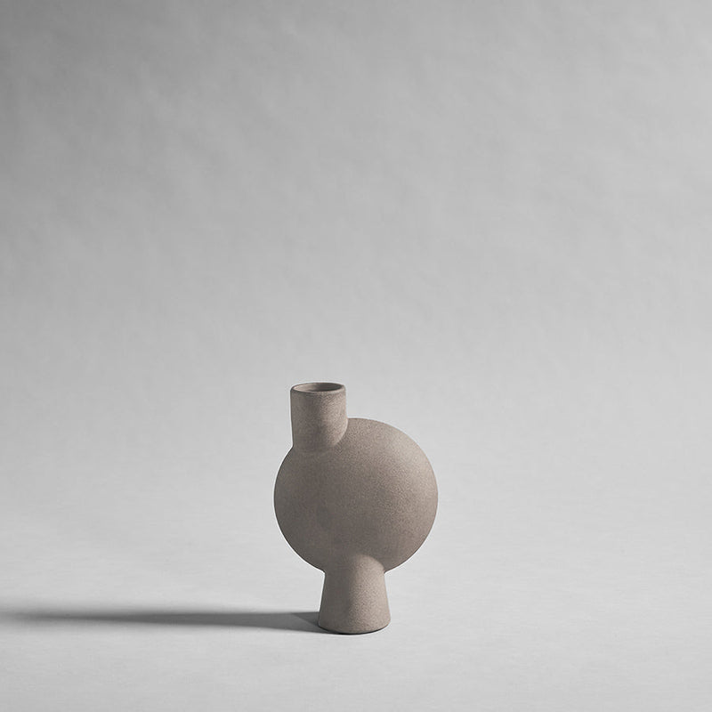 【20%OFF】101 COPENHAGEN Sphere Vase Bubl Medio Taupe