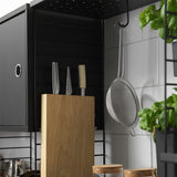 String 片開きキャビネット 58×30 グレー