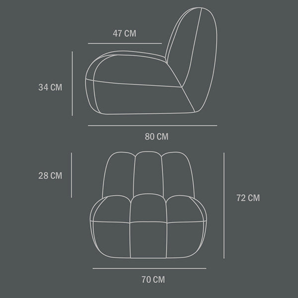 101 COPENHAGEN【日本代理店】デンマークデザイン Toe Chair - Taupe (Pallazo 163)