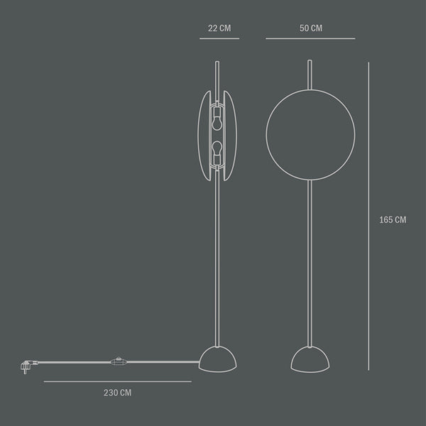 101 COPENHAGEN 【日本代理店】デンマークデザイン Totem Floor Lamp - Bronze