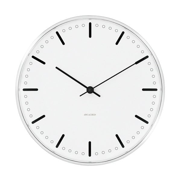 Arne Jacobsen Wall Clock / CityHall - 北欧家具 北欧インテリア通販サイト greeniche (グリニッチ)