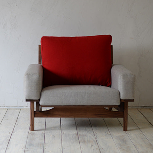 Newnormal Low Sofa 1シーター red / gray