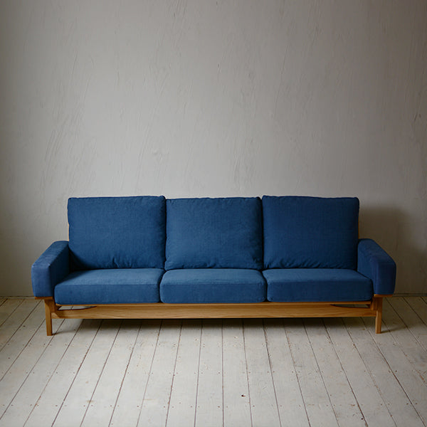 Newnormal Low Sofa 3シーター blue