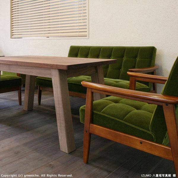 カリモク60【正規販売店】 Kチェア 2シーター タープブルー | 北欧家具