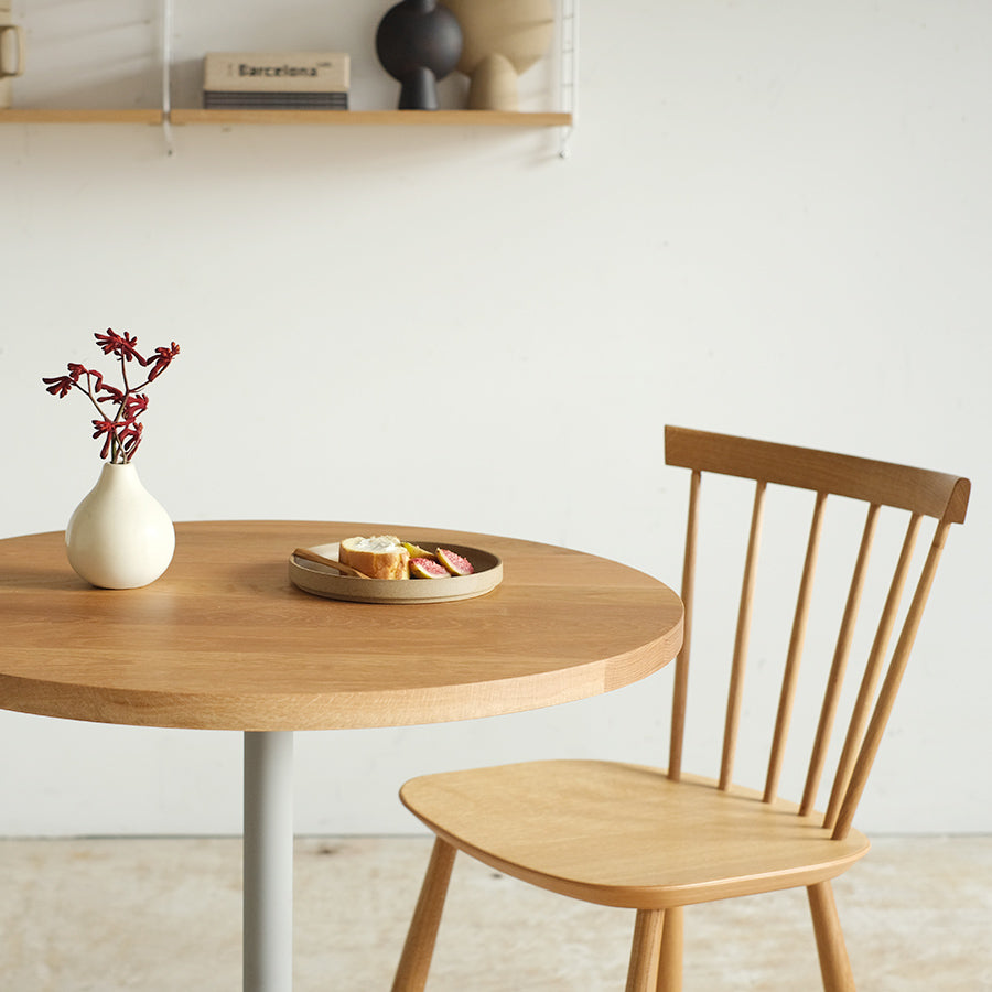 カフェテーブル Φ700 オーク × J46 カフェスタイルセット | 北欧家具
