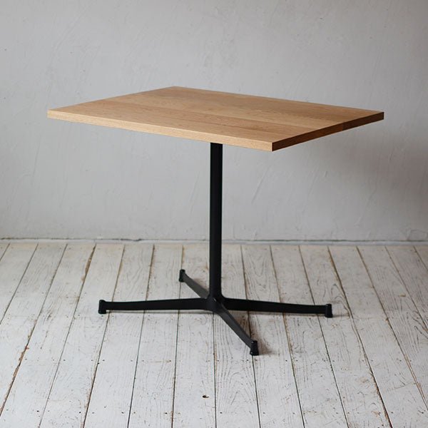 Cafe Table 800×600 | オーク/ウォルナット/チェリー無垢材 | 北欧家具