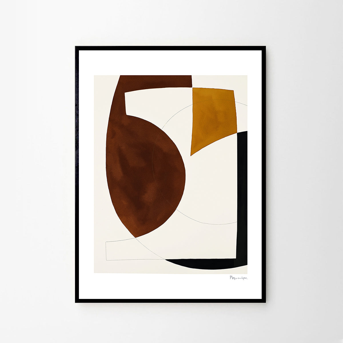 Lopez「Composition 01」 ポスター 額装 北欧デザイン#474 Berit_Mogensen_Lopez_Compositi