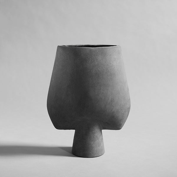 101 COPENHAGEN 【日本代理店】デンマークデザイン Sphere Vase Square Big Dark Grey