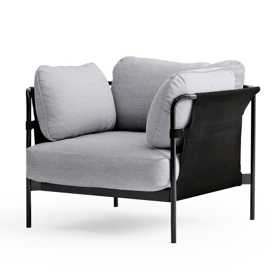 HAY【正規販売店】 CAN 1シーター グレー / ブラックベース | 北欧家具