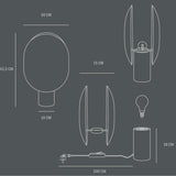 101 COPENHAGEN【日本代理店】デンマークデザイン  Clam Table Lamp Oxidized