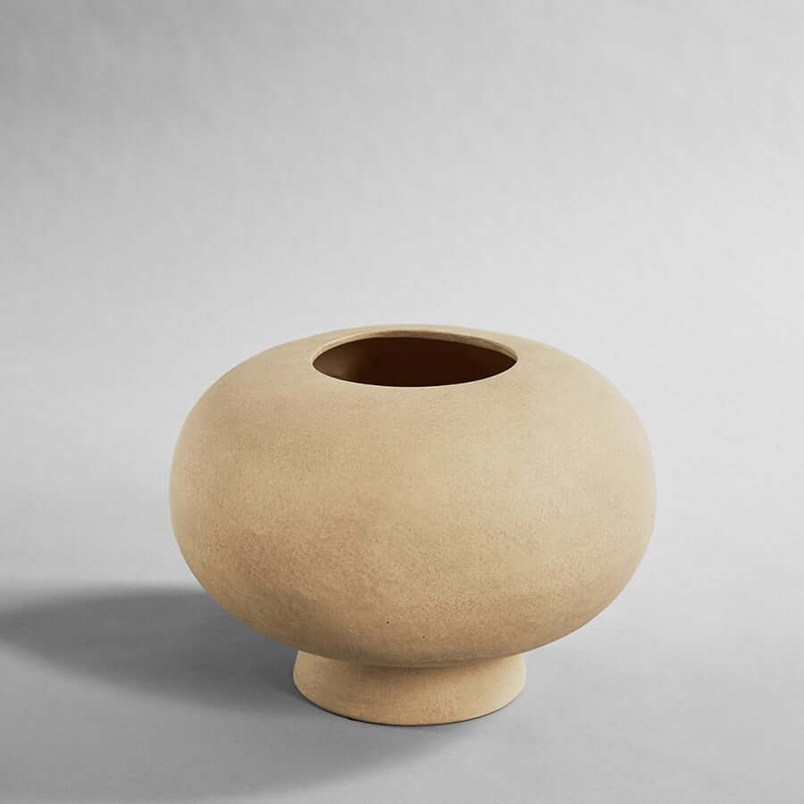 20%OFF】101 COPENHAGEN Kabin Vase Fat Sand | 北欧家具 北欧