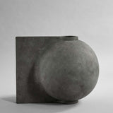 【40%OFF】101 COPENHAGEN Offset Vase Mini Dark Grey