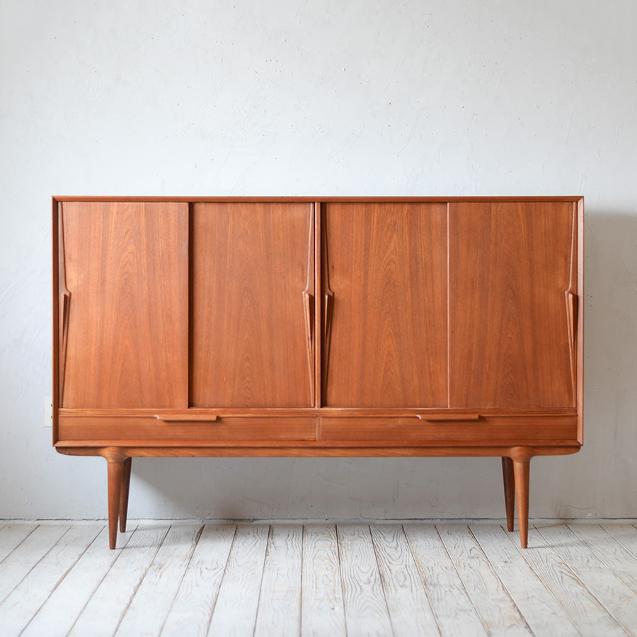 M♦SALE北欧ヴィンテージ 　チーク無垢 　オイル仕上げ　サイドボード M♢北欧ヴィンテージ チーク無垢 オイル仕上げ サイドボード