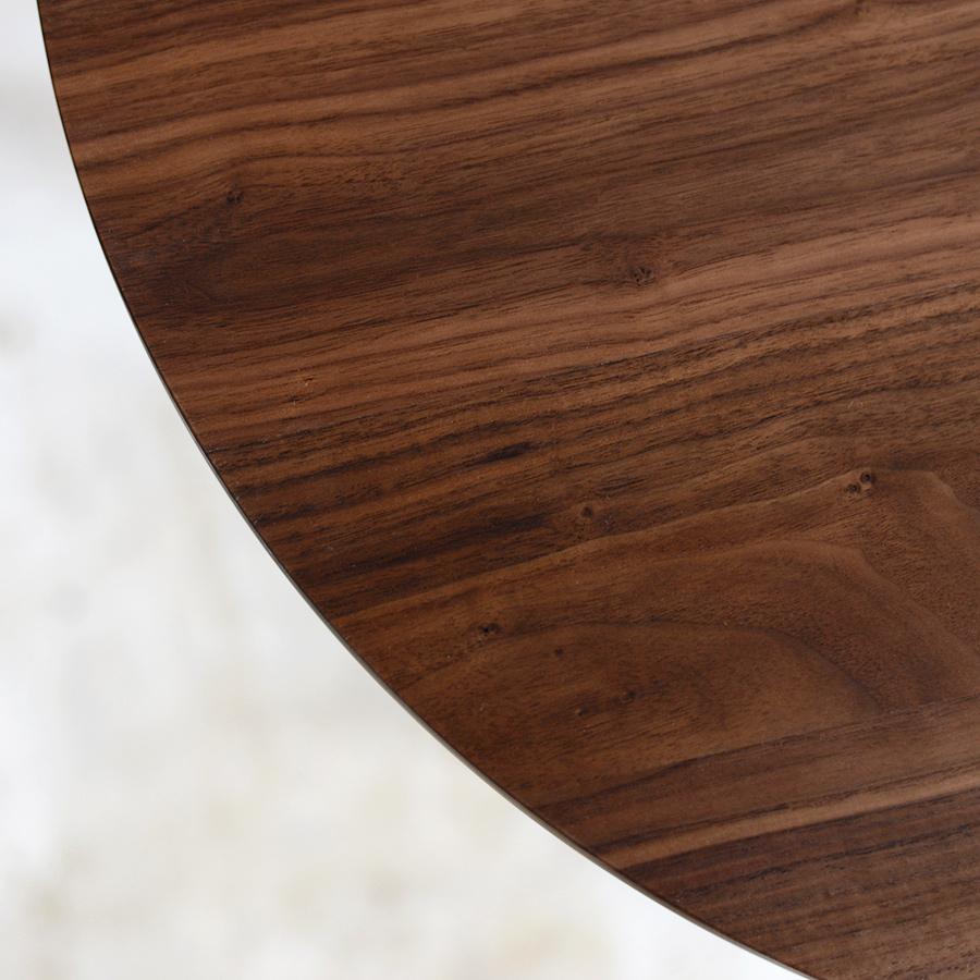 Round Cafe Table Φ700｜ウォルナット無垢材 | 北欧家具 北欧
