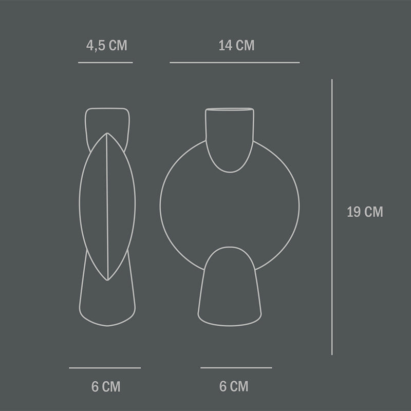 【廃番】101 COPENHAGEN 【日本代理店】デンマークデザイン Sphere Vase Bubl Mini Light Grey