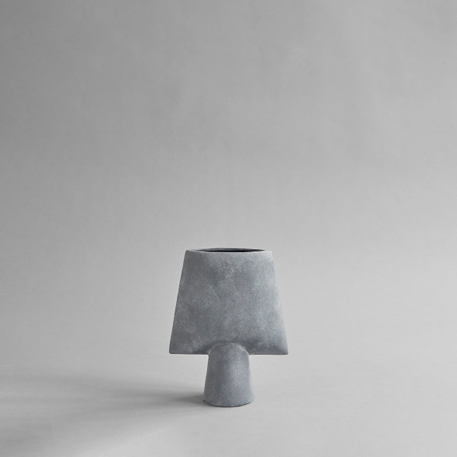 〈在庫限り〉101 COPENHAGEN 【日本代理店】デンマークデザイン Sphere Vase Square Mini Light Grey