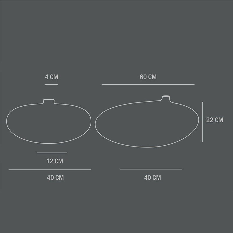 101 COPENHAGEN 【日本代理店】デンマークデザイン Submarine Vase Fat Dark Grey - 北欧家具 北欧インテリア通販サイト greeniche (グリニッチ)